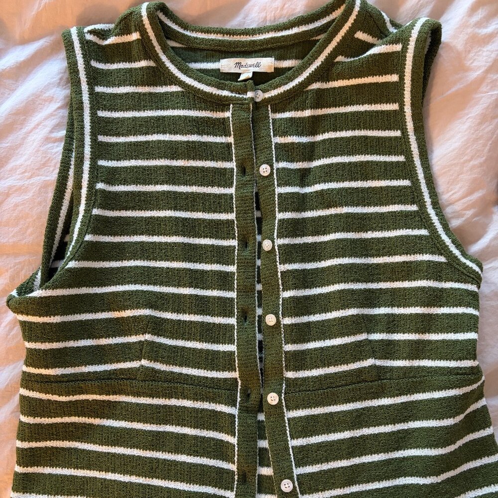 Madewell green vest
